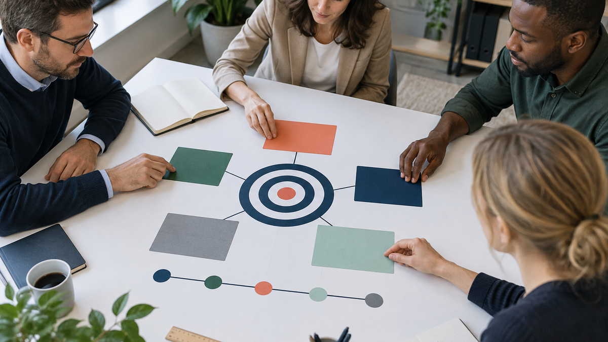 Objectifs SMART PowerPoint : rendre une feuille de route mesurable
