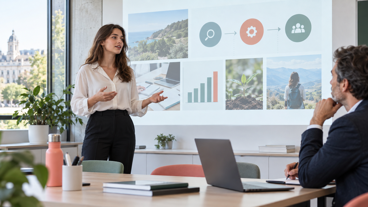 Modèle PowerPoint pour rapport de stage : exemple et plan