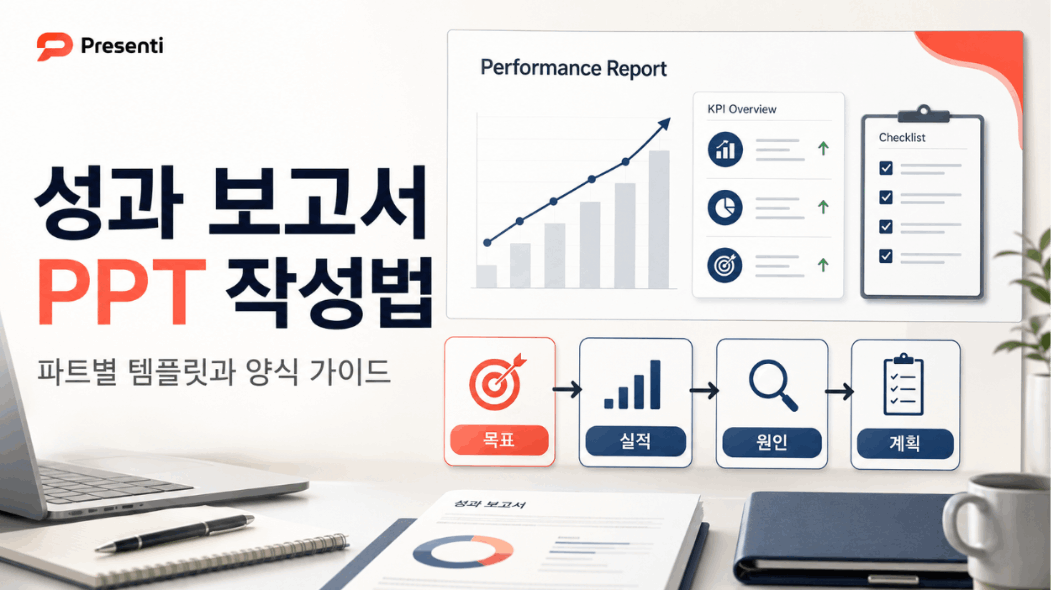 성과 보고서 ppt 작성법: 파트별로 정리하는 템플릿과 양식 가이드