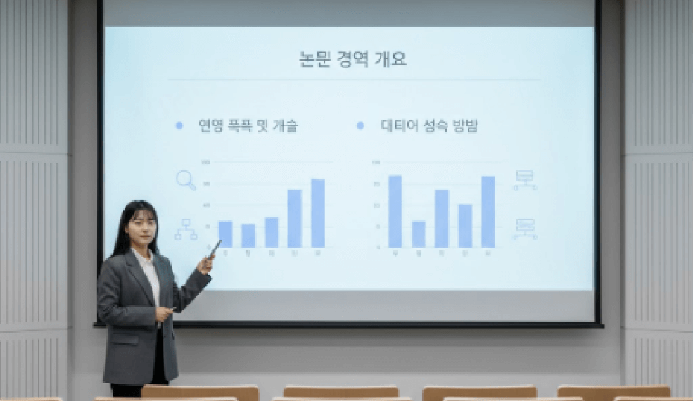 AI로 10분 완성! 논문 발표 ppt 템플릿 활용 및 개요 작성 꿀팁