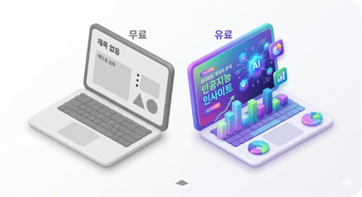 프레젠티 무료 유료 버전 비교: 유료 결제, 정말 돈값 할까?