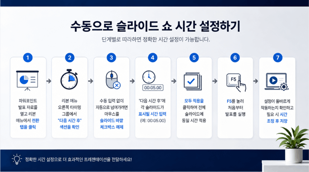 슬라이드쇼 자동 재생