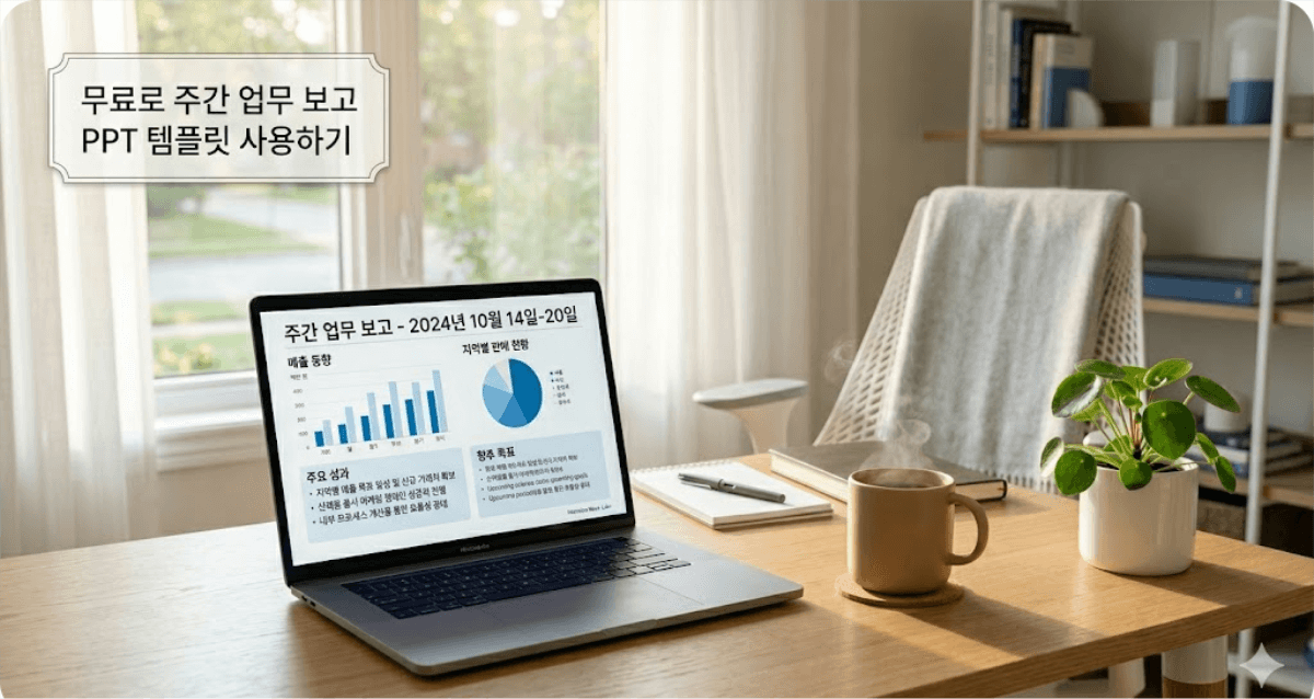 [2026] 주간 업무 보고 PPT를 AI로 3분 만에 완성하기